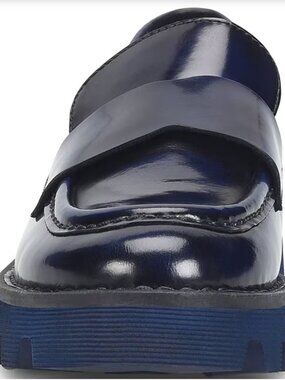 Sigge Leather Lugged Platform Loafers